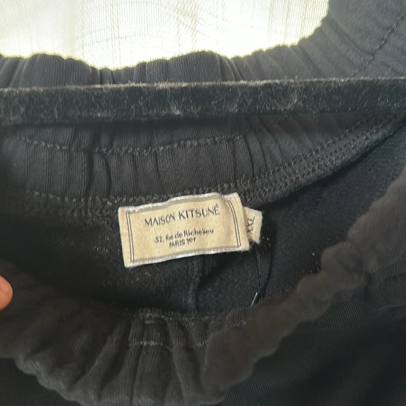 MAISON KITSUNÉ Tricolor Fox Patch Classic Jog Pants XXL PRICE FIRM - Picture 6 of 8